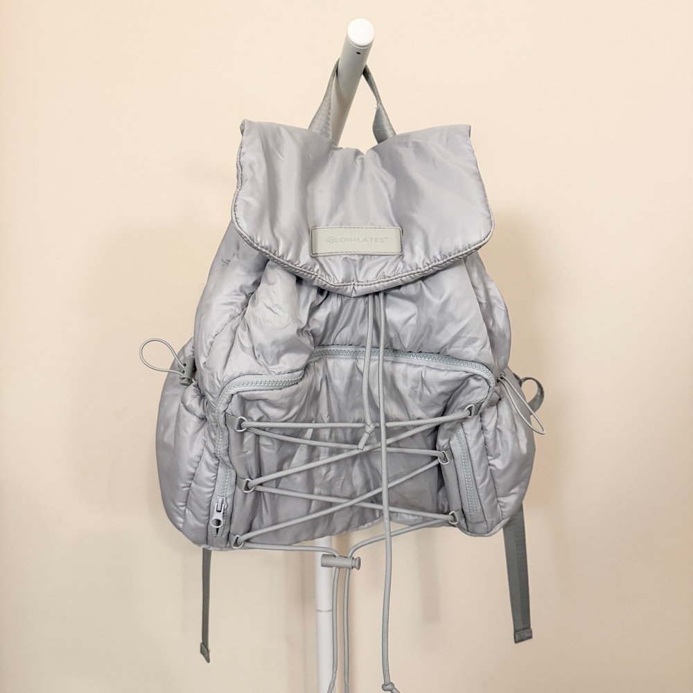 Blogilates Gray Active Backpack